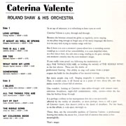 CATERINA VALENTE / Valente & Violins